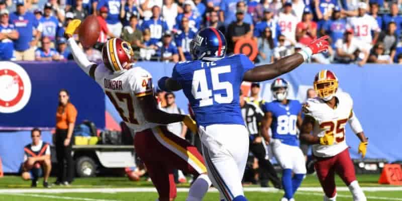 Giants VS Redskins