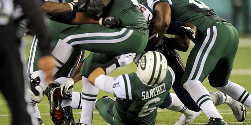 mark sanchez butt fumble