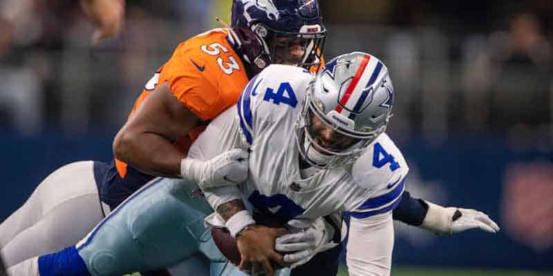 Cowboys Odds Dak Sack Broncos 2021-22