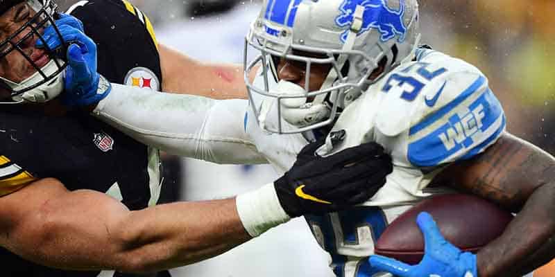 Steelers tie Lions NFL betting odds